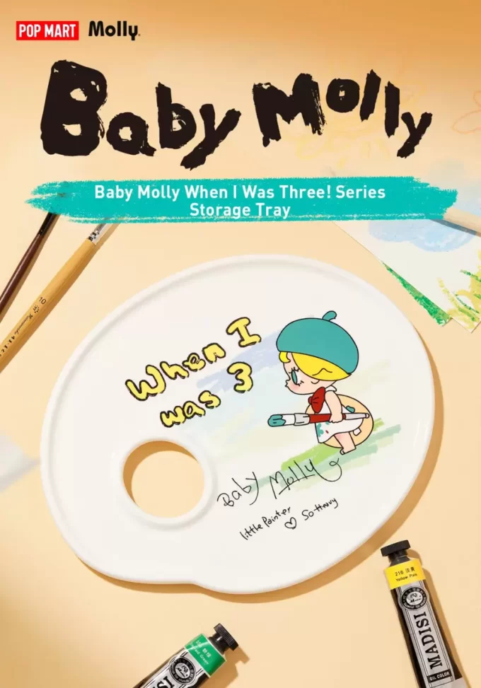 Baby Molly, als ich drei war! – Aufbewahrungstablett