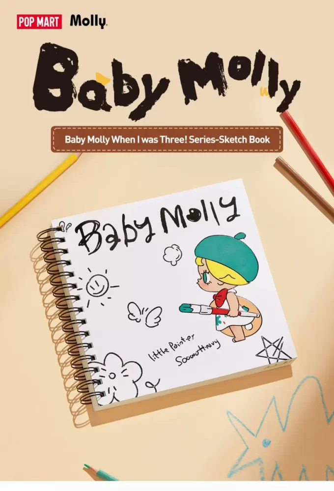 Baby Molly, als ich drei war! – Skizzenbuch der Serie