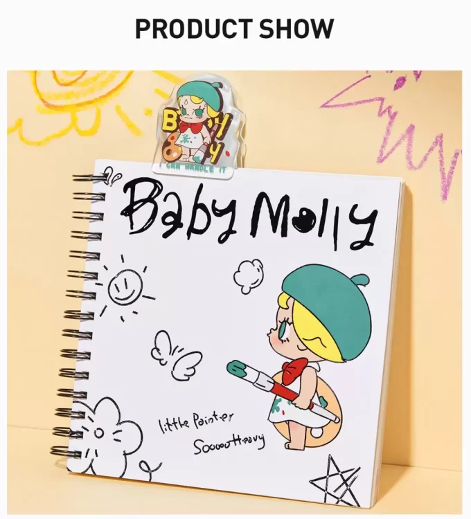 Baby Molly, als ich drei war! – Skizzenbuch der Serie