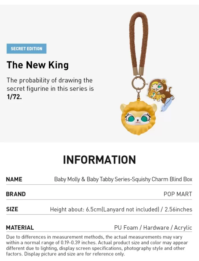 Baby Molly & Baby Tabby Serie – Blindbox mit Anhänger