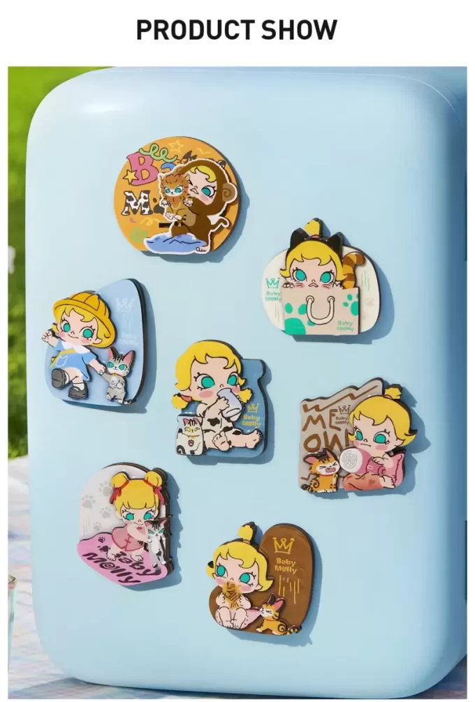 Baby Molly & Baby Tabby Serie – Kühlschrankmagnet-Blindbox