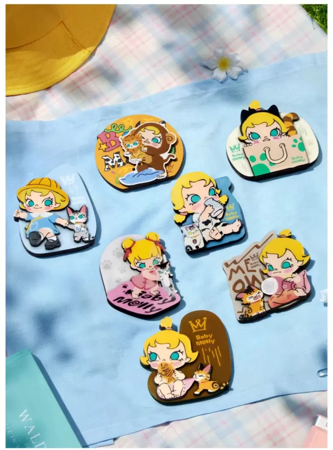 Baby Molly & Baby Tabby Serie – Kühlschrankmagnet-Blindbox