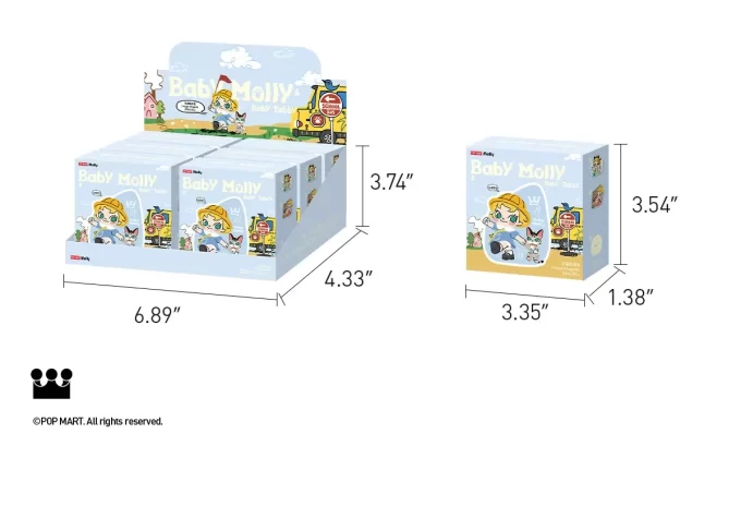 Baby Molly & Baby Tabby Serie – Kühlschrankmagnet-Blindbox