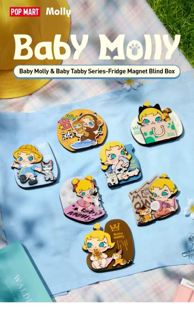 Baby Molly & Baby Tabby Serie – Kühlschrankmagnet-Blindbox