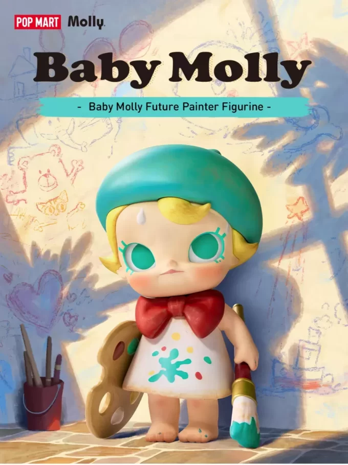 Baby Molly Future Painter Figur