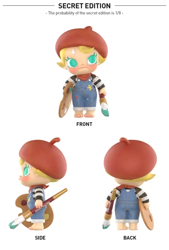 Baby Molly Future Painter Figur