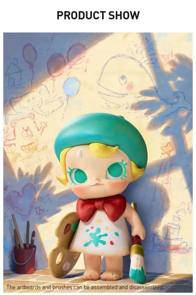 Baby Molly Future Painter Figur