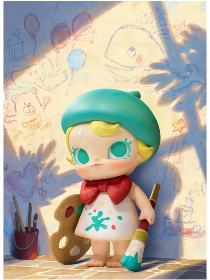 Baby Molly Future Painter Figur