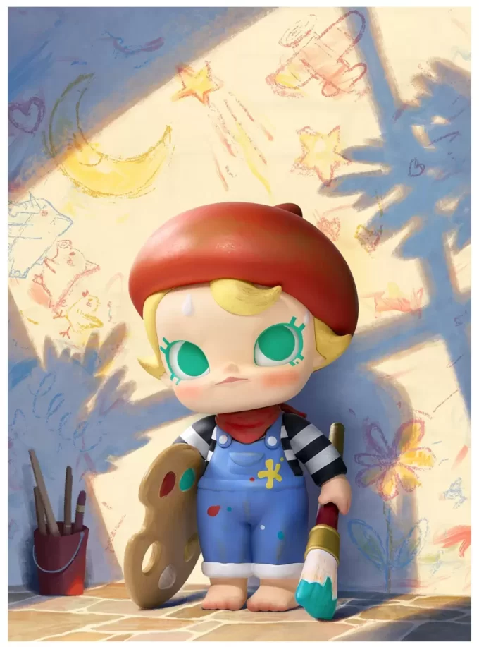 Baby Molly Future Painter Figur