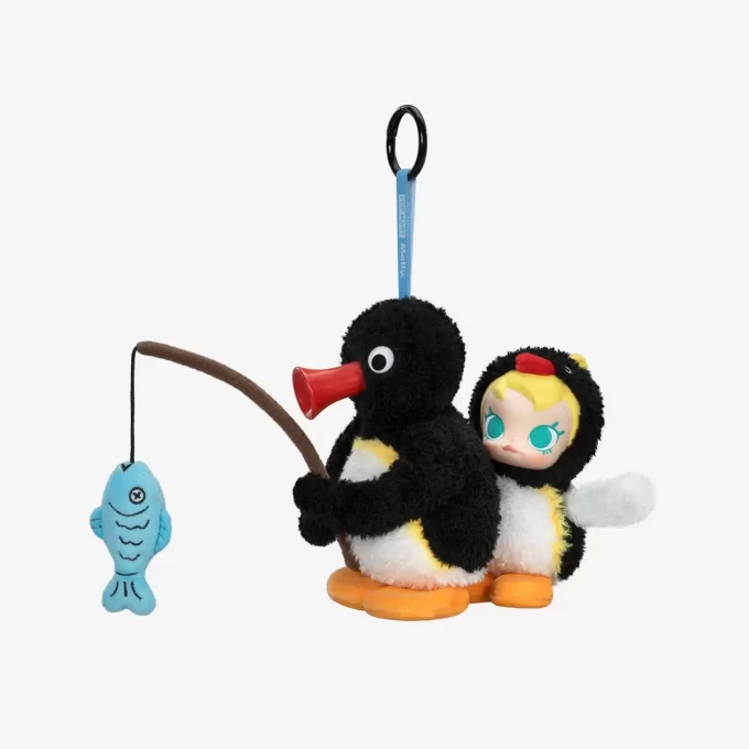 Baby Molly × Pingu Happy Fishing Serie – Vinyl Plüsch Anhänger Blind Box