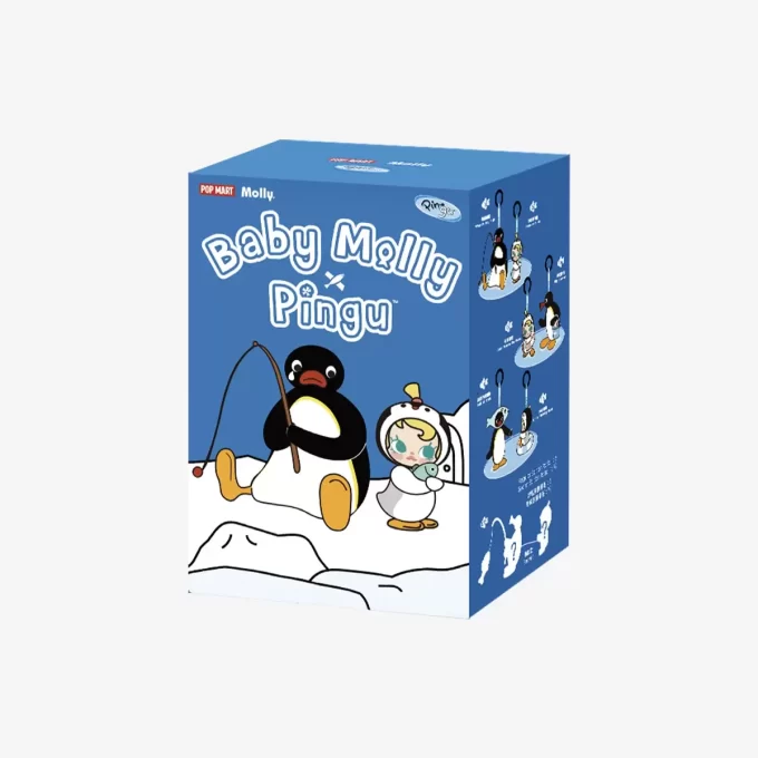 Baby Molly × Pingu Happy Fishing Serie – Vinyl Plüsch Anhänger Blind Box