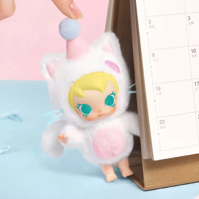 Baby Molly Pocket Friends Serie – Blindbox mit Vinyl-Plüschanhänger