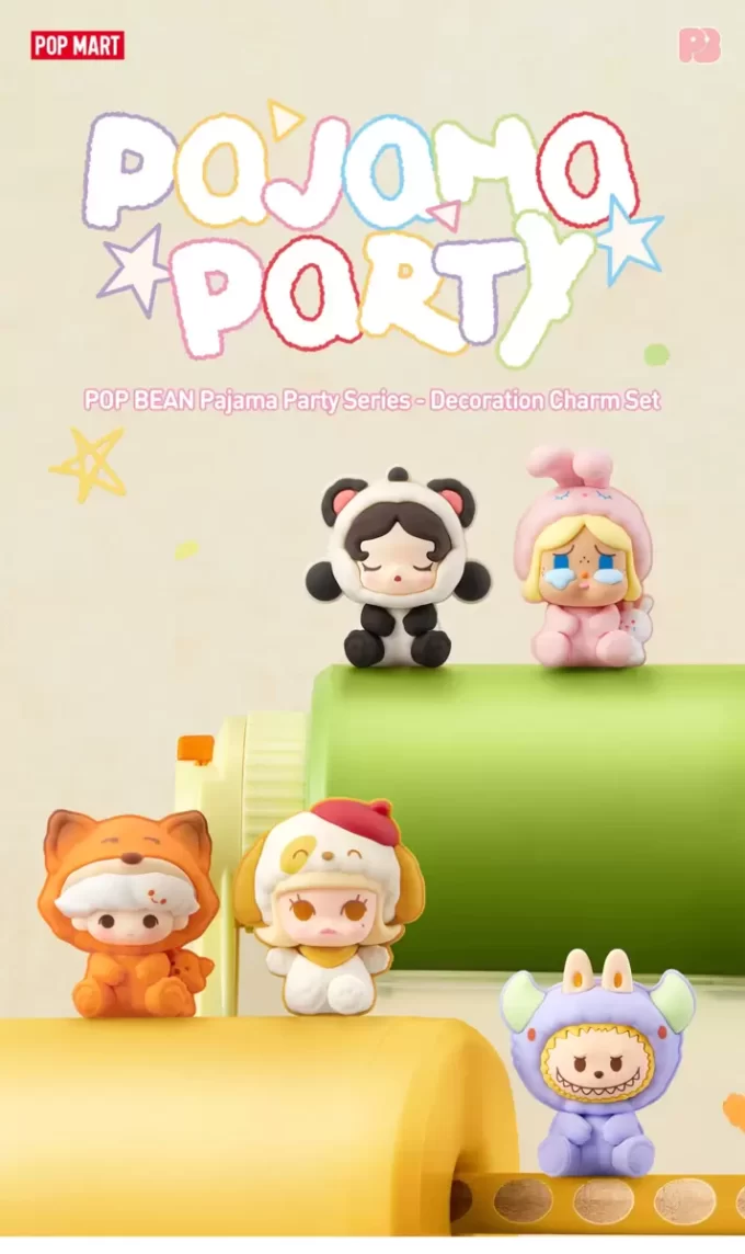 Bubble Cute Particle Pyjama Party Serie Dekoratives Schnallenset
