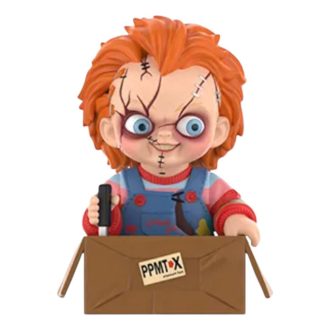 Chucky-Franchise-Figur „Delivery Box Chucky“
