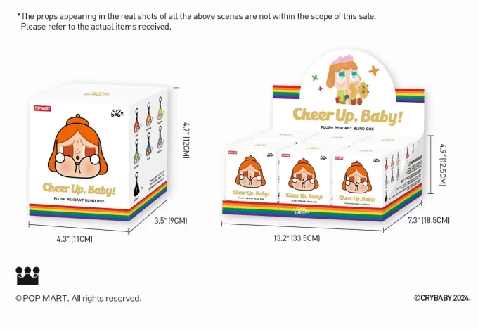 CRYBABY CHEER UP, BABY! SERIE – Plüschanhänger-Blindbox
