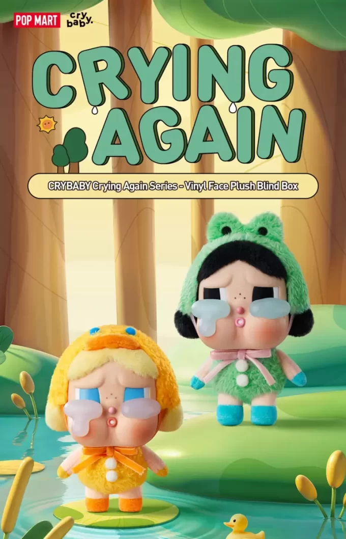 CRYBABY Crying Again Series – Vinyl-Gesicht-Plüsch-Blindbox
