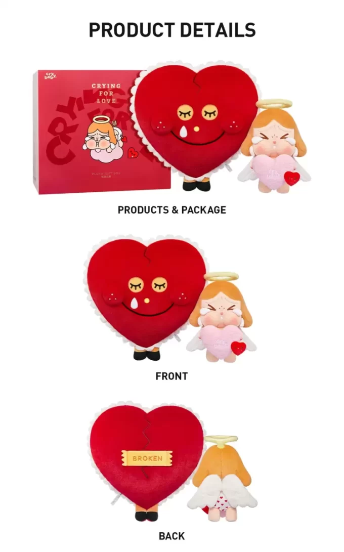 CRYBABY Crying For Love Serie – Plüsch-Geschenkbox