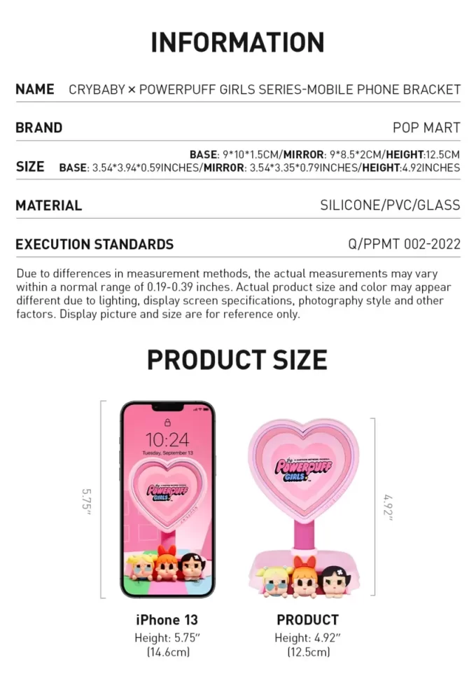 CRYBABY × Powerpuff Girls Serie – Handyhalterung