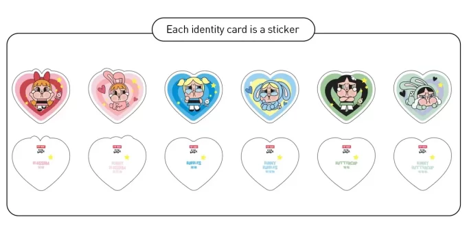CRYBABY× Powerpuff Girls Serie-Kartenhalter Blind Box