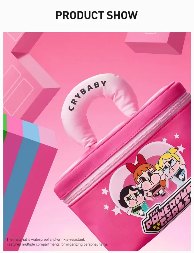 CRYBABY × Powerpuff Girls Serie-Kosmetiktasche