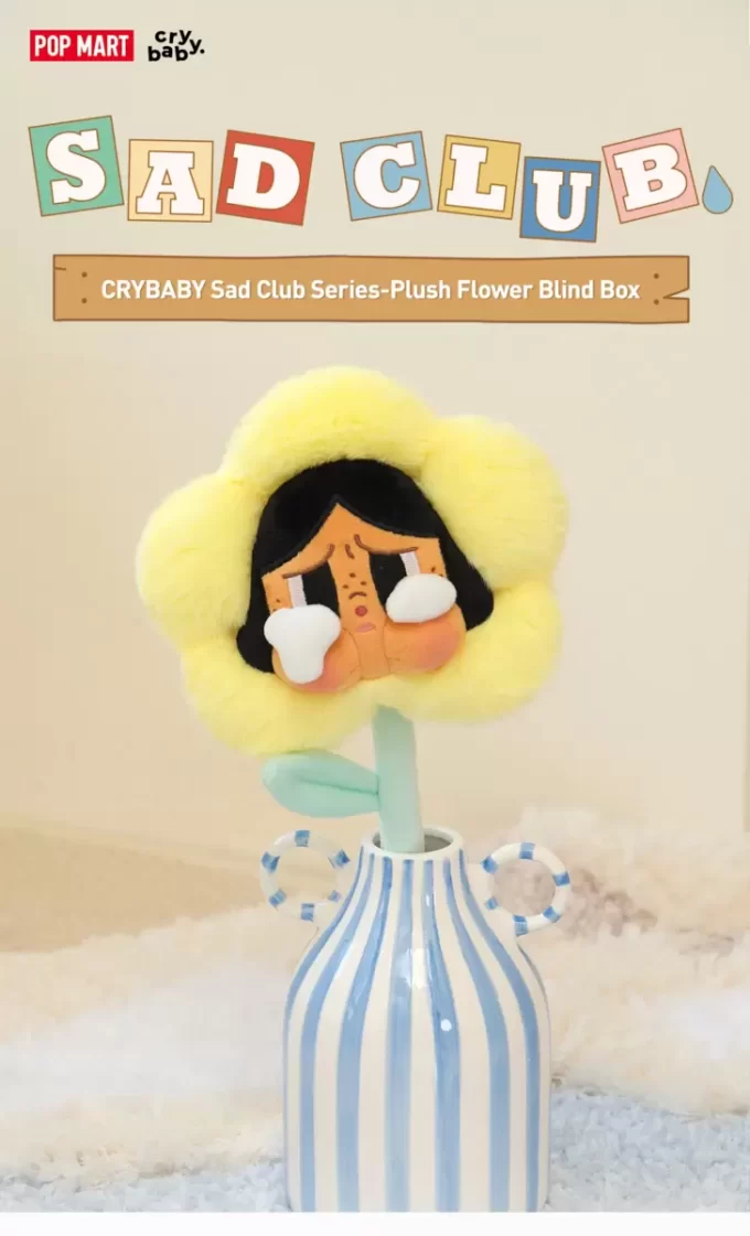 CRYBABY Sad Club Serie – Plüschblumen-Blindbox