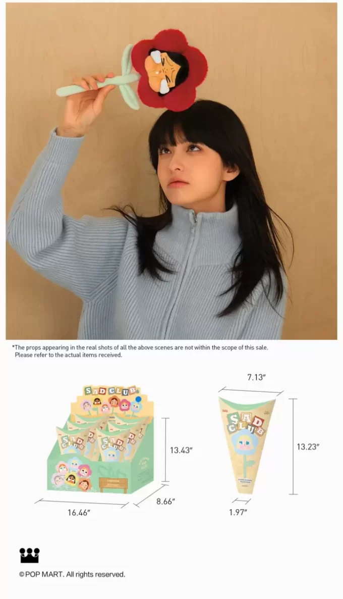 CRYBABY Sad Club Serie – Plüschblumen-Blindbox
