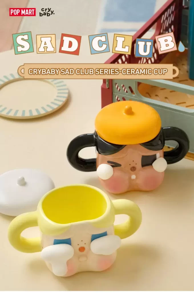 CRYBABY Sad Club Series – Keramiktasse (Braun)
