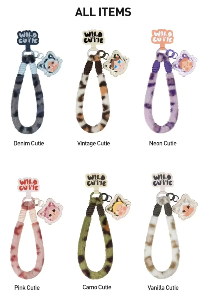 CRYBABY Wild But Cutie Serie – Handyanhänger-Blindbox
