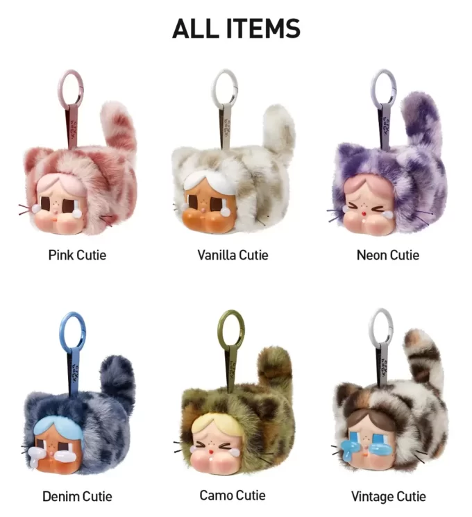 CRYBABY Wild But Cutie Serie – Vinyl Plüsch Anhänger Blind Box