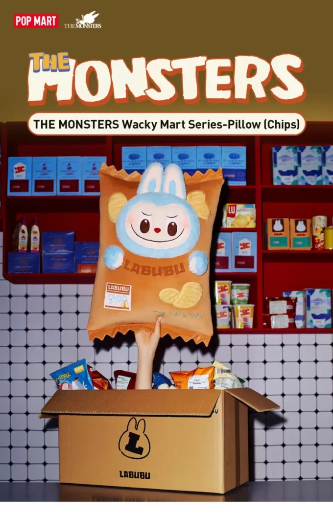DIE MONSTER Wacky Mart Serie-Kissen (Chips)
