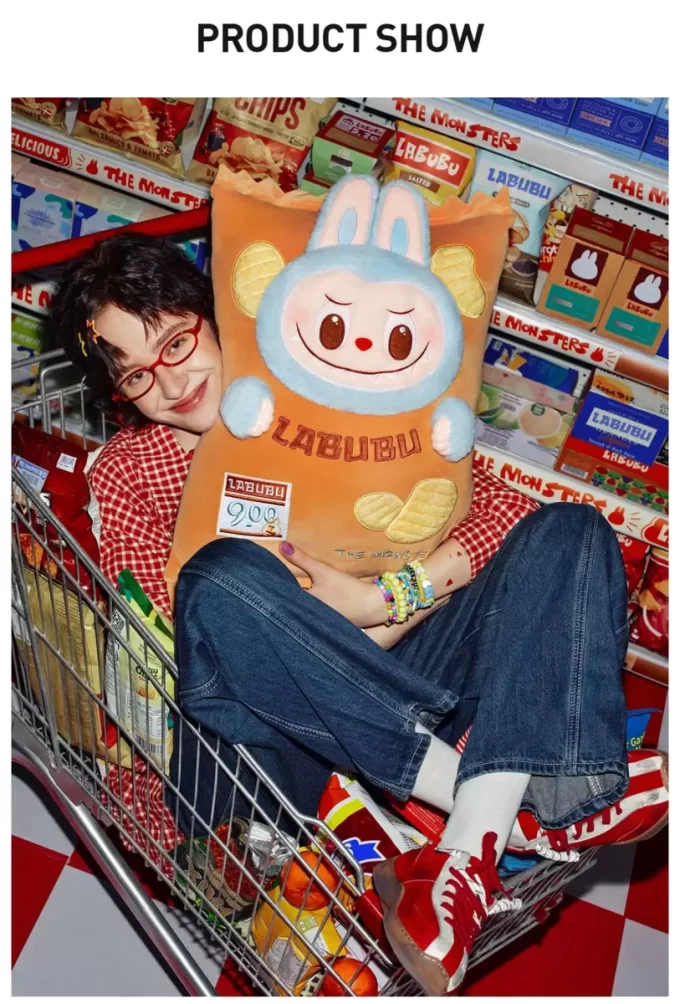 DIE MONSTER Wacky Mart Serie-Kissen (Chips)