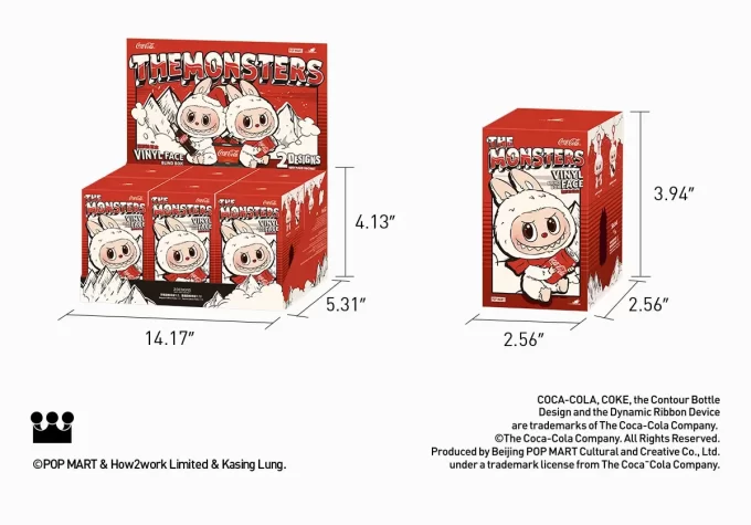 DIE MONSTERS COCA-COLA SERIE – Vinyl Face Blind Box