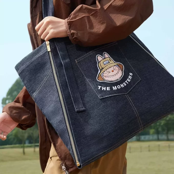 DIE MONSTERS FALL IN WILD SERIES-Denim Schürze Tasche
