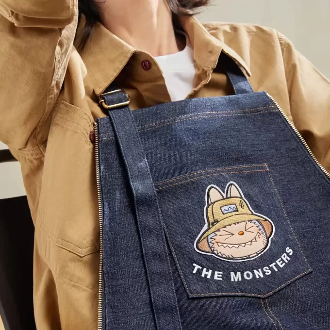 DIE MONSTERS FALL IN WILD SERIES-Denim Schürze Tasche