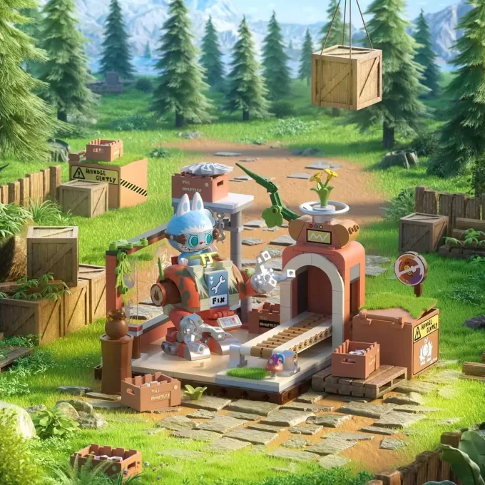 DIE MONSTERS Forest Secret Base Series Blöcke