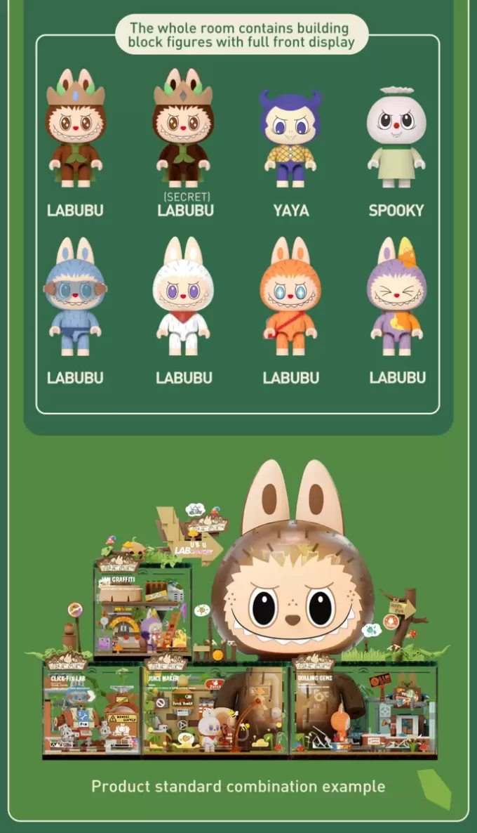 DIE MONSTERS Forest Secret Base Series Blöcke