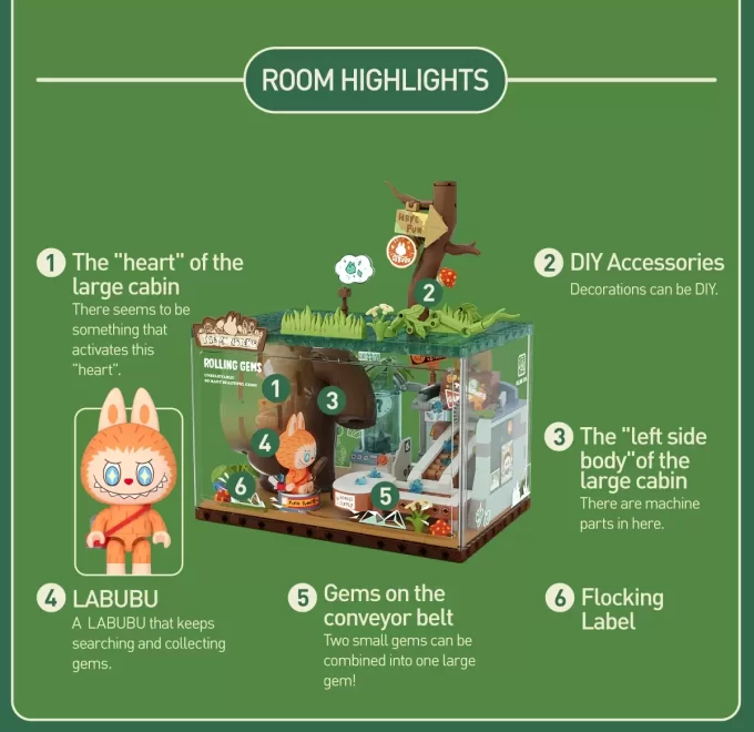 DIE MONSTERS Forest Secret Base Series Blöcke
