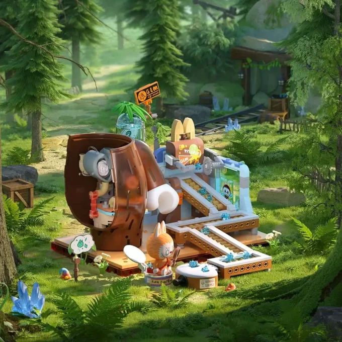 DIE MONSTERS Forest Secret Base Series Blöcke