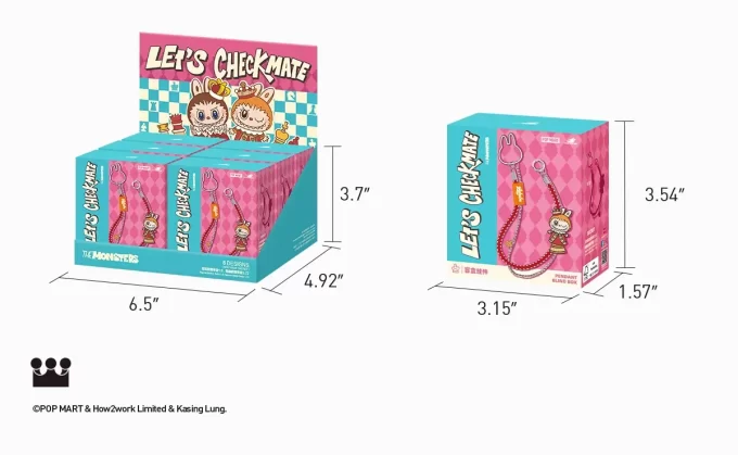 DIE MONSTERS Let’s Checkmate Serie-Anhänger Blind Box