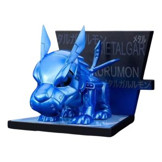 Digimon Kühlschrankmagnet versiegelte Hülle „Kyuukyoku Shinka Metal Garurumon“ Secret Edition