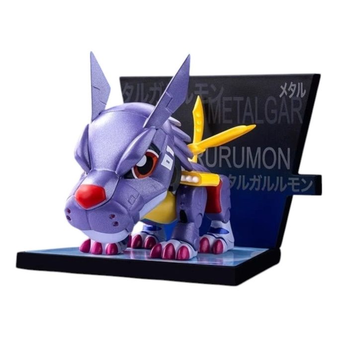 Digimon Kühlschrankmagnet Versiegelte Hülle „Metal Garurumon“