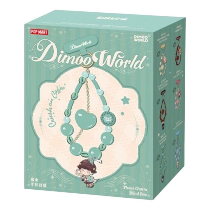 Dimoo Crush on Coffee Handyanhänger, versiegelte Hülle (1 Blindbox)