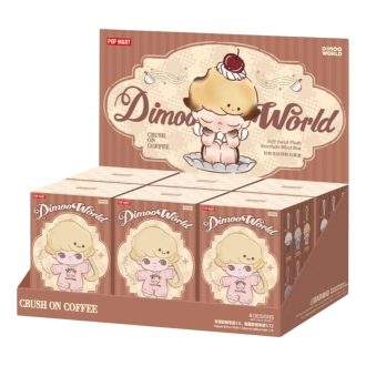 Dimoo Crush on Coffee Plüsch-Schlüsselanhänger, versiegelte Hülle (6 Blindboxen)