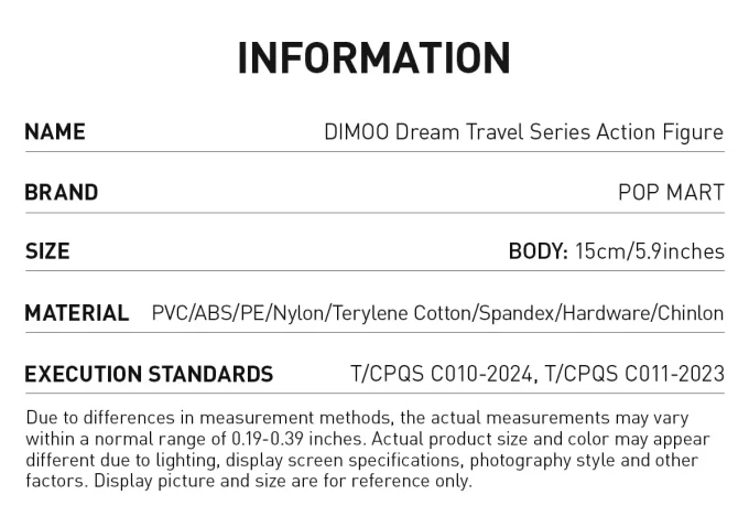 DIMOO Dream Travel Series Actionfigur