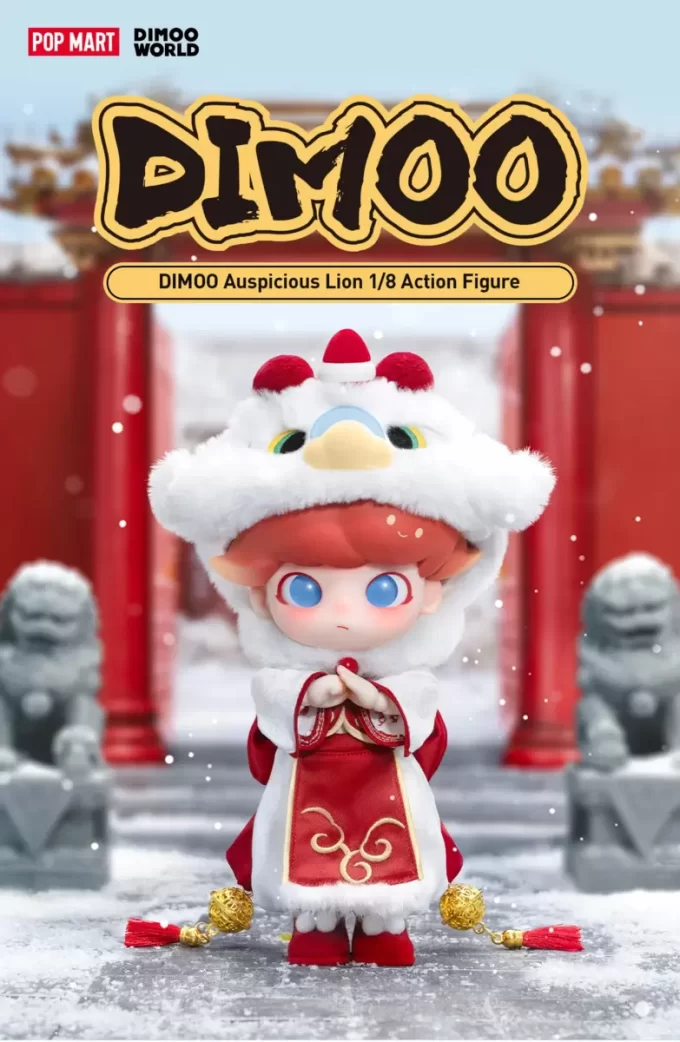 DIMOO Glückverheißender Löwe 1/8 Actionfigur