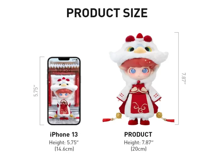 DIMOO Glückverheißender Löwe 1/8 Actionfigur