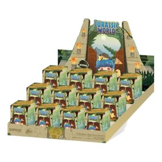 Dimoo Jurassic World Figuren, versiegelter Koffer (12 Blindboxen)