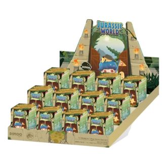 Dimoo Jurassic World Figuren, versiegelter Koffer (12 Blindboxen)