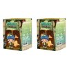 Dimoo Jurassic World Figuren, versiegelter Koffer (2 Blindboxen)