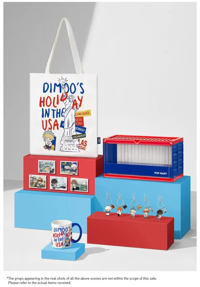 DIMOO’S HOLIDAY IN THE USA SERIES – Canvas-Tasche